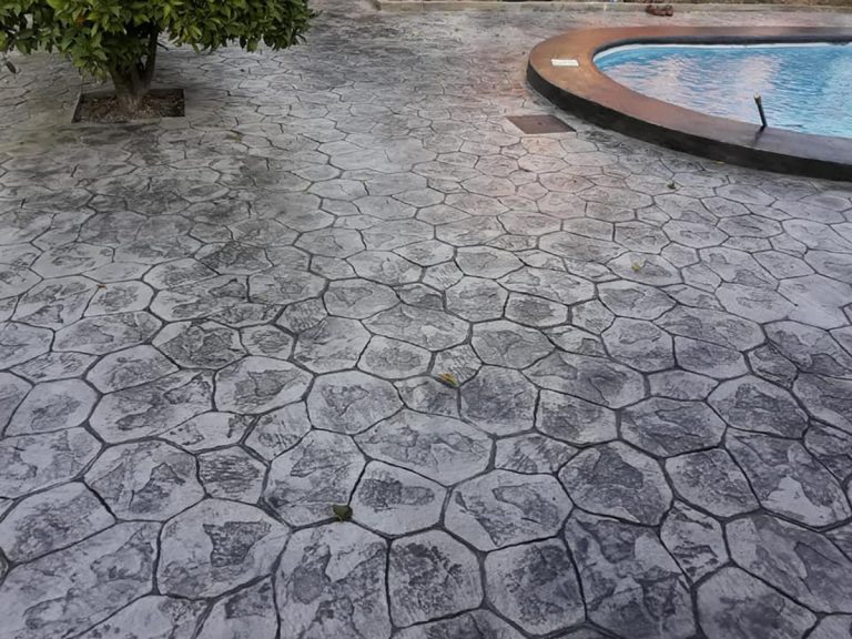 beton amprentat decorativ